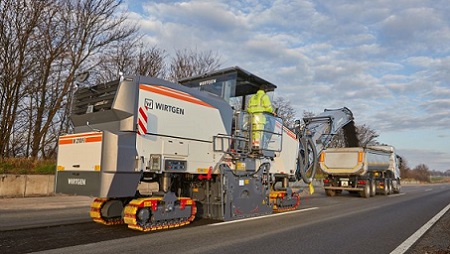 Wirtgen has a new F Series of Large Milling Machines with Reliable Intelligence